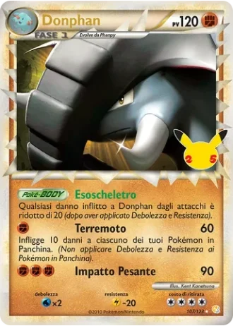Donphan #107/123 — Collezione Classica (Celebrazioni)
