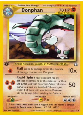 Donphan #21 — Neo Genesis