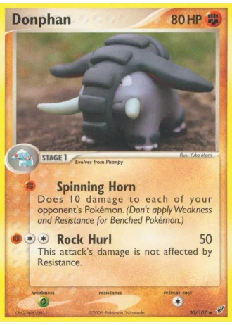 Donphan #30/107 — EX Deoxys