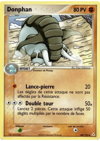 Donphan #40 — EX Fantômes Holon