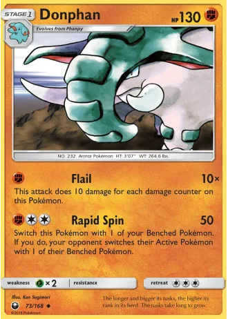 Donphan #73 — Celestial Storm