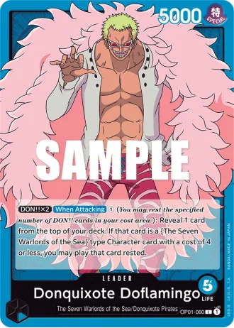 Donquixote Doflamingo (OP01-060) — Romance Dawn (OP01)