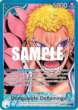 Donquixote Doflamingo (OP01-060) (Alternative Art) — Romance Dawn (OP01)