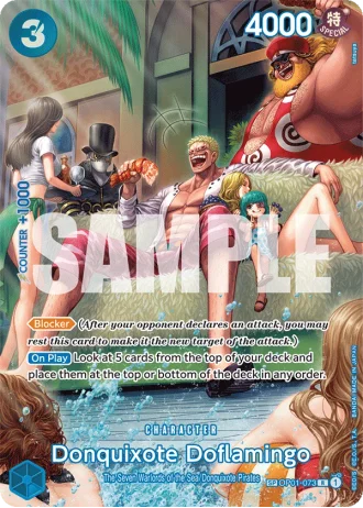 Donquixote Doflamingo (OP01-073) (Special Rare) — 500 Years in the Future (OP07)