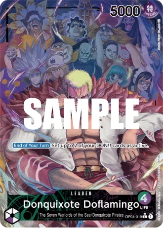 Donquixote Doflamingo (OP04-019) (Alternative Art) — Kingdoms of Intrigue (OP04)