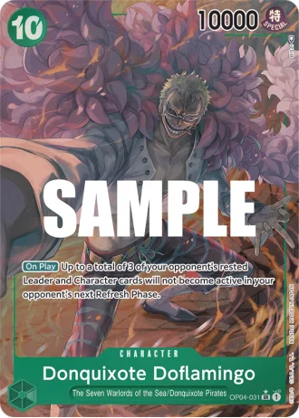 Donquixote Doflamingo (OP04-031) (Alternative Art) — Kingdoms of Intrigue (OP04)