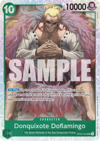 Donquixote Doflamingo (OP04-031) (Reprint) — One Piece The Best (PRB01)
