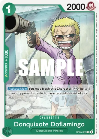 Donquixote Doflamingo (OP05-028) — Awakening of the New Era (OP05)