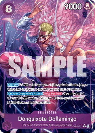 Donquixote Doflamingo (OP10-071) (Alternative Art) — Royal Blood (OP10)