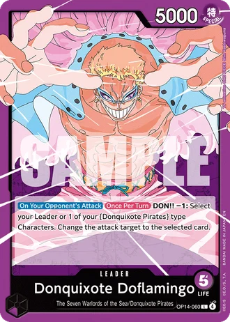 Donquixote Doflamingo (OP14-060) — The Azure Sea's Seven (OP14-EB04)