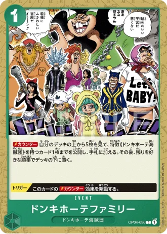 Donquixote Family (OP04-036) — Kingdoms of Intrigue (OP04)