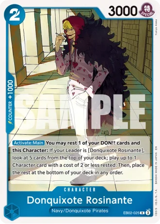 Donquixote Rosinante (EB02-025) — Anime 25th Collection (EB02)