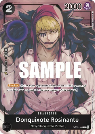 Donquixote Rosinante (OP02-108) (Alternative Art) — Paramount War (OP02)