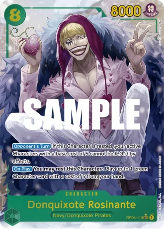 Donquixote Rosinante (OP04-119) (Alternative Art) — Kingdoms of Intrigue (OP04)