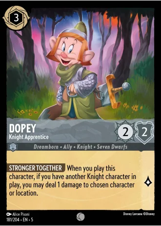Dopey - Knight Apprentice #181/204 — Shimmering Skies