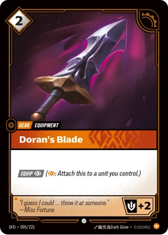 Doran's Blade #095/221 — Spiritforged