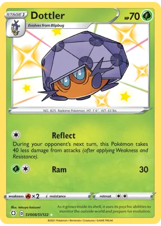 Dottler SV008/122 — Shiny Vault (Shining Fates)