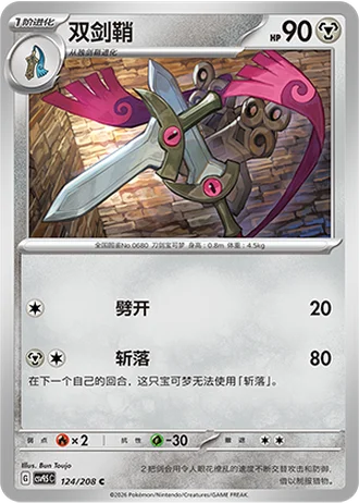 Doublade #124/208 — Terastal Gathering