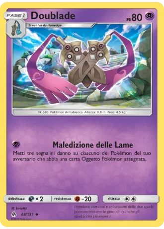 Doublade #48/131 — Apocalisse Di Luce