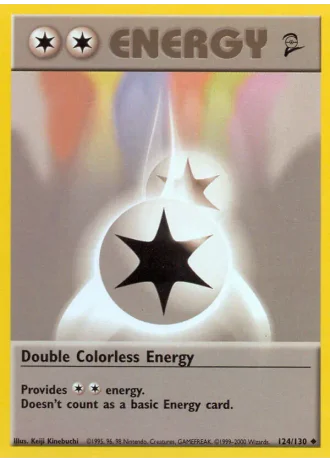 Double Colorless Energy #124/130 — Base Set 2