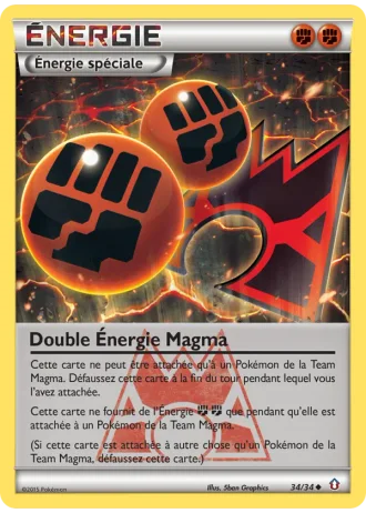 Double Énergie Magma #34/34 — Double Danger