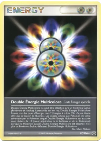 Double Énergie Multicolore #87/106 — EX Émeraude