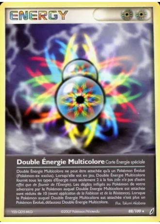 Double Énergie Multicolore #88/100 — EX Gardiens de Cristal