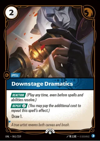 Downstage Dramatics #061/219 — Organized Play Promos