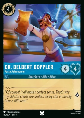 Dr. Delbert Doppler - Fussy Astronomer #152/204 — Azurite Sea