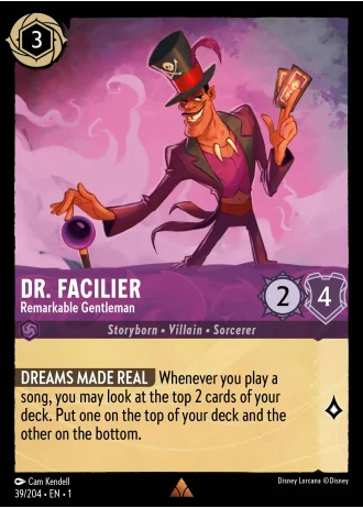 Dr. Facilier - Remarkable Gentleman #39/204 — The First Chapter