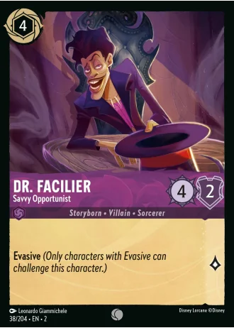 Dr. Facilier - Savvy Opportunist #38/204 — Rise of the Floodborn