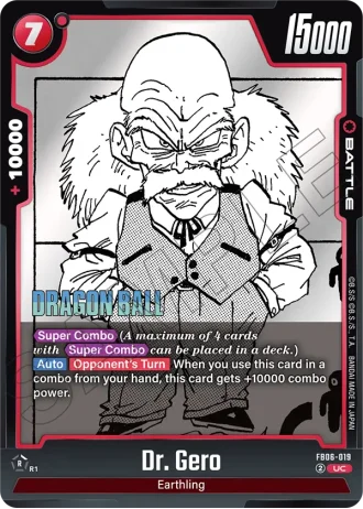 Dr. Gero SB01-019 — Manga Booster 01 (SB01)