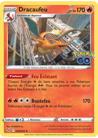 Dracaufeu #010/78 — Pokémon GO