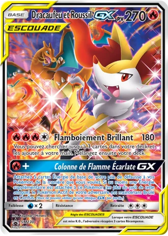 Dracaufeu et Roussil GX SM230 — Soleil & Lune Promos