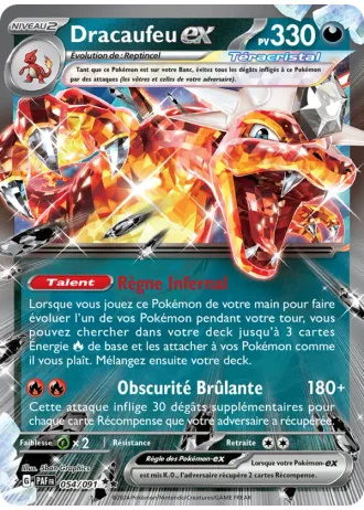 Dracaufeu ex #054/91 — Destinées de Paldea