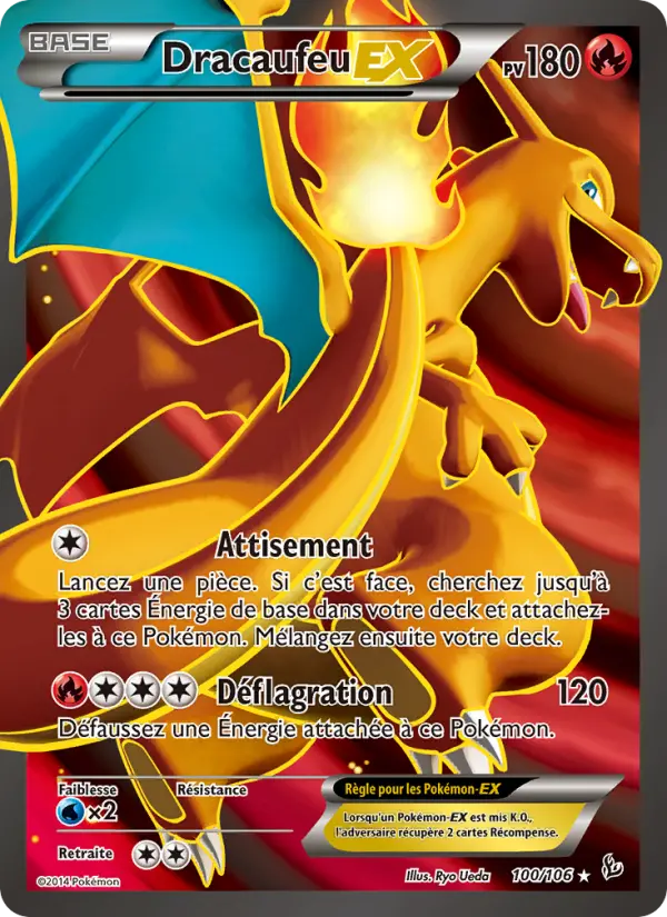 Dracaufeu EX #100 — Étincelles