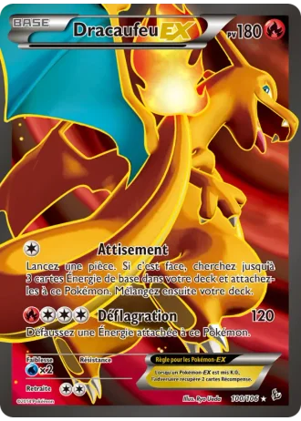 Dracaufeu EX #100 — Étincelles