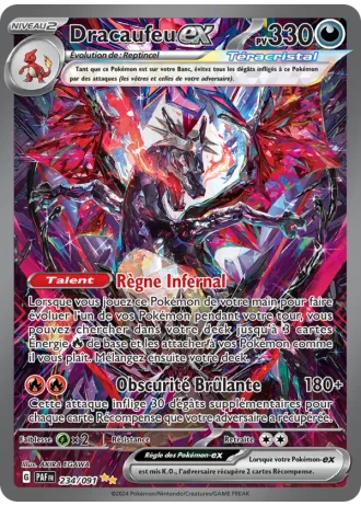 Dracaufeu ex #234 — Destinées de Paldea
