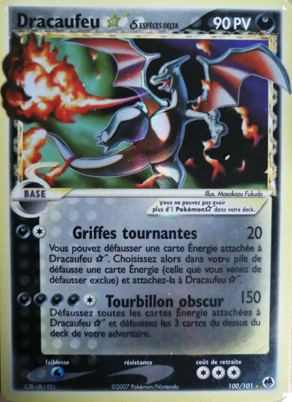 Dracaufeu Gold Star #100 — EX Île des Dragons