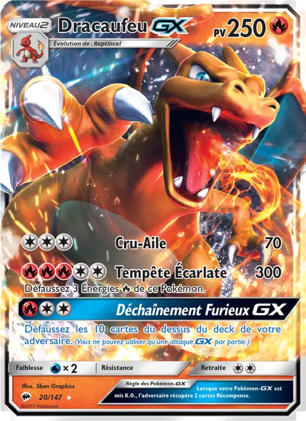 Dracaufeu GX #20 — Ombres Ardentes