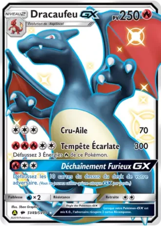 Dracaufeu GX SV49 — Coffre Chromatique (Destinées Occultes)