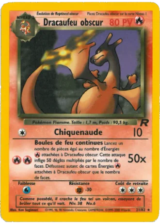 Dracaufeu obscur #21 — Team Rocket