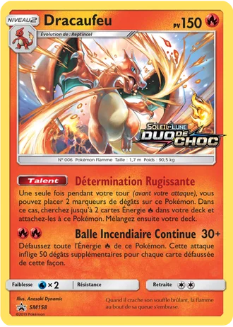 Dracaufeu SM158 — Soleil & Lune Promos