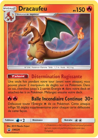 Dracaufeu SM226 — Soleil & Lune Promos