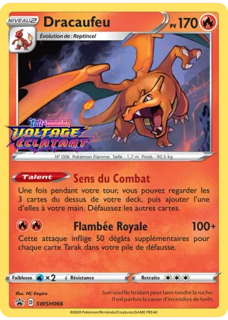 Dracaufeu SWSH066 — Épée & Bouclier Promos
