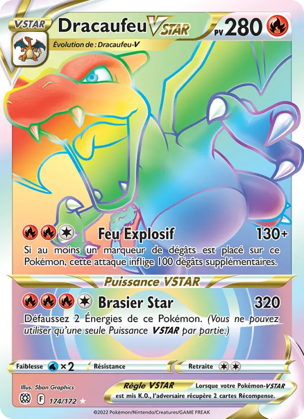Dracaufeu VSTAR #174 — Stars Étincelantes
