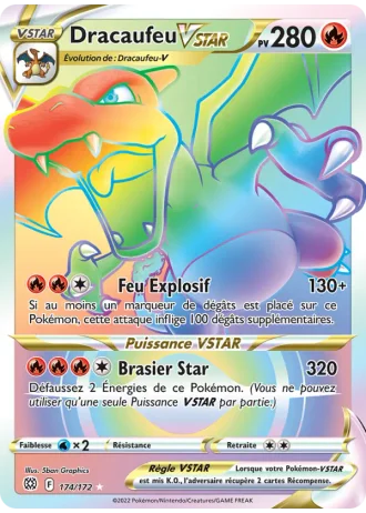 Dracaufeu VSTAR #174 — Stars Étincelantes
