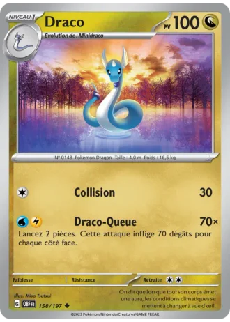 Draco #158/197 — Flammes Obsidiennes