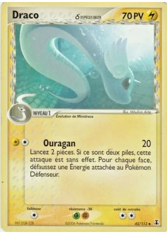 Draco #42/113 — EX Espèces Delta