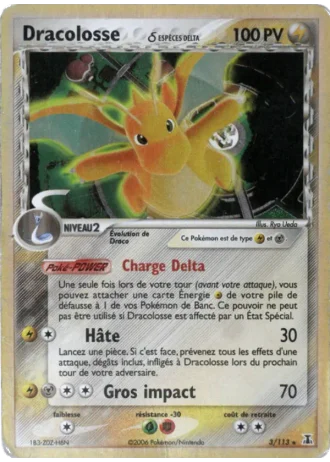 Dracolosse #3 — EX Espèces Delta